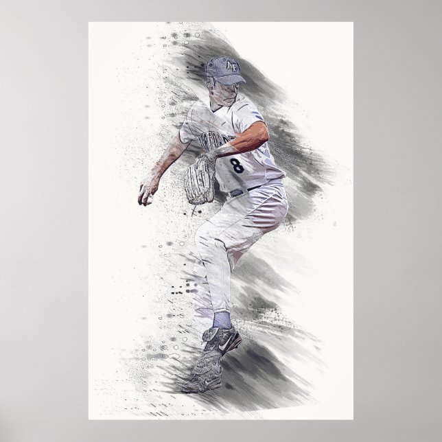 Baseball Player Poster (Vorne)