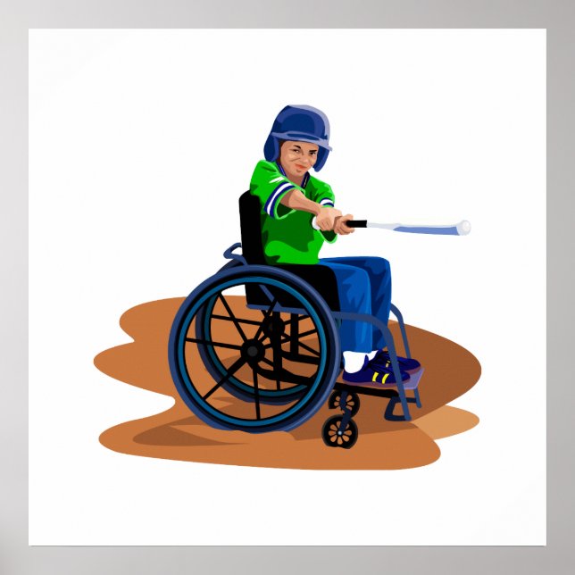 Baseball Player Poster (Vorne)