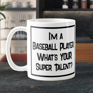 Baseball Player Super Talent. Tasse