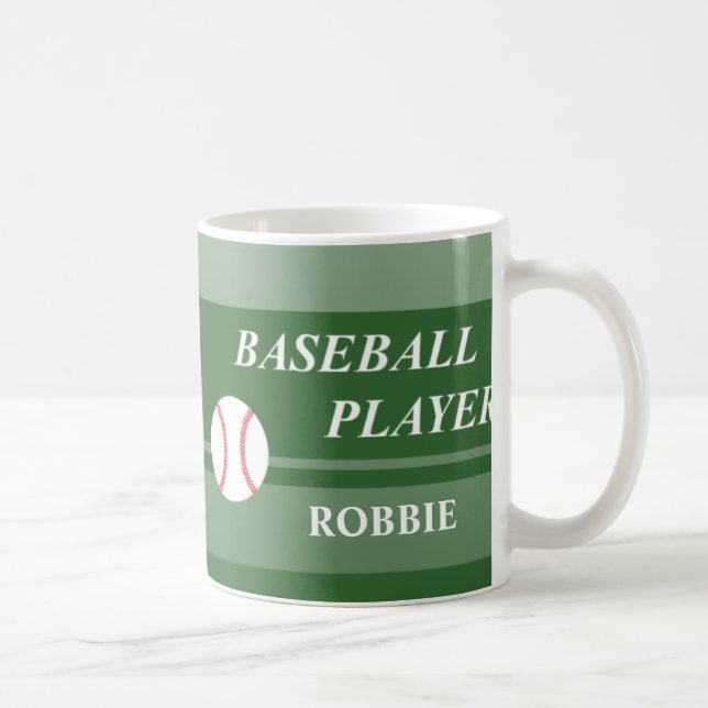 Baseball Player Tasse (Rechts)