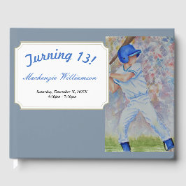 BASEBALL PLAYER TURNING 13 GÄSTEBUCH