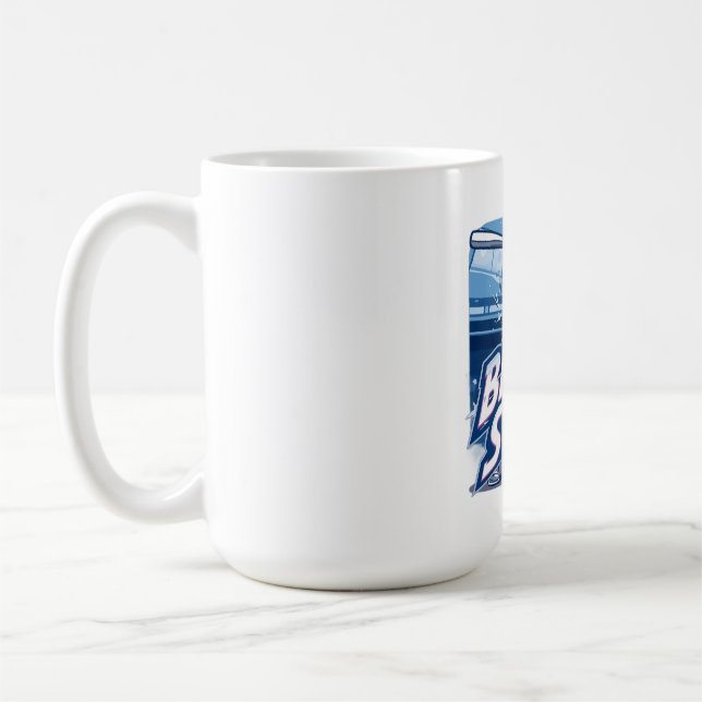 Baseball Playoff Championship Spirit Design Kaffeetasse (Links)