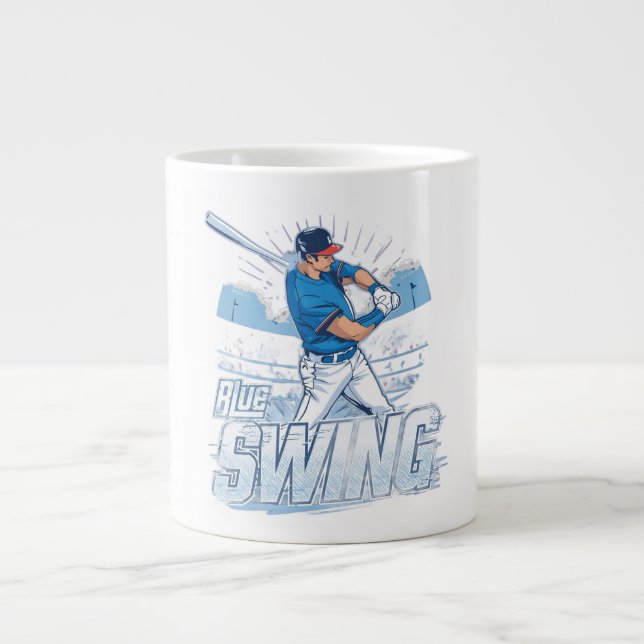Baseball Playoff Championship Spirit  Jumbo-Tasse (Vorderseite)