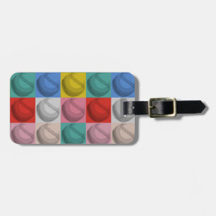 Baseball Pop Art Gepäckanhänger