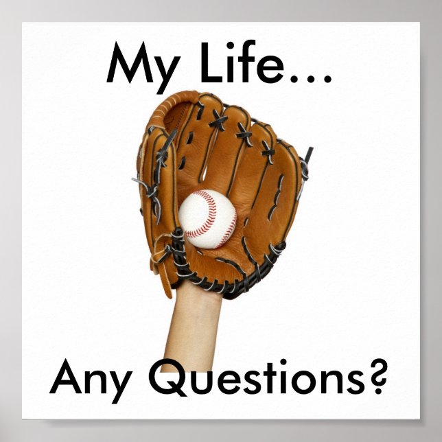 Baseball Poster (Vorne)