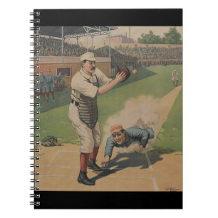 Baseball-Poster-Notebook Notizblock