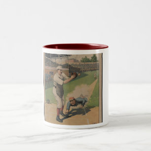 Baseball Poster Zweifarbige Tasse