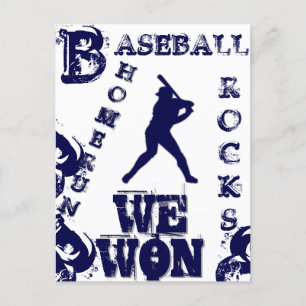Baseball Postkarte