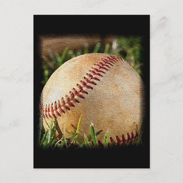 Baseball Postkarte (Vorderseite)