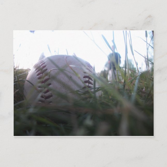 Baseball-Postkarte Postkarte (Vorderseite)