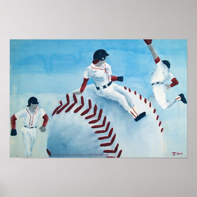 Baseball Print Poster (Vorne)