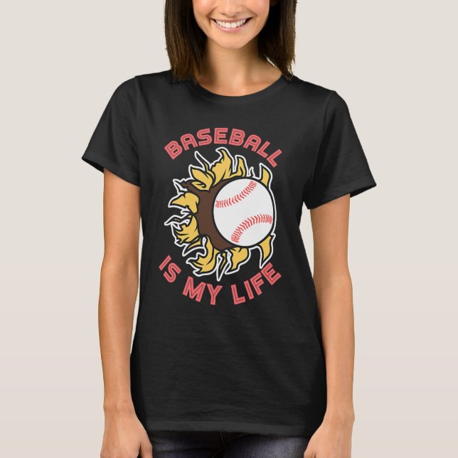 Baseball quote for baseball players  1 T-Shirt (Vorderseite)