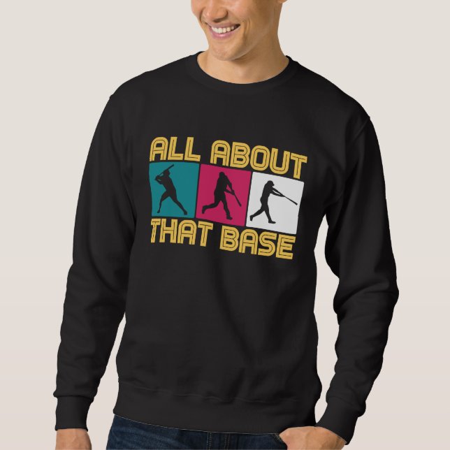 Baseball quote for baseball players sweatshirt (Vorderseite)