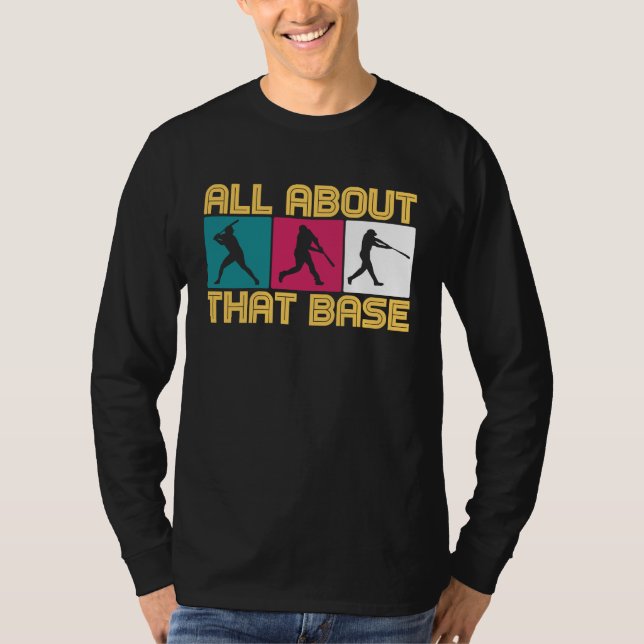 Baseball quote for baseball players T-Shirt (Vorderseite)