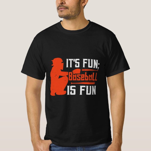 Baseball Quotes  Baseball Fan Gift T-Shirt (Vorderseite)
