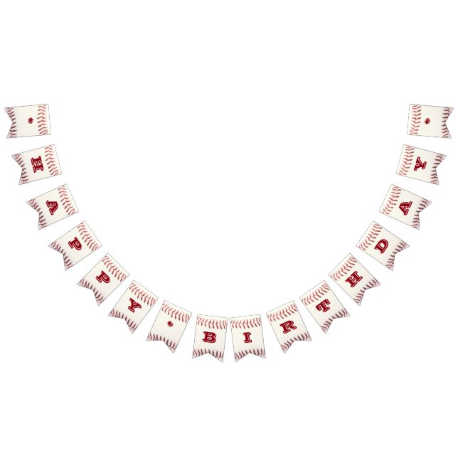 Baseball Red Custom Banner (Alle)