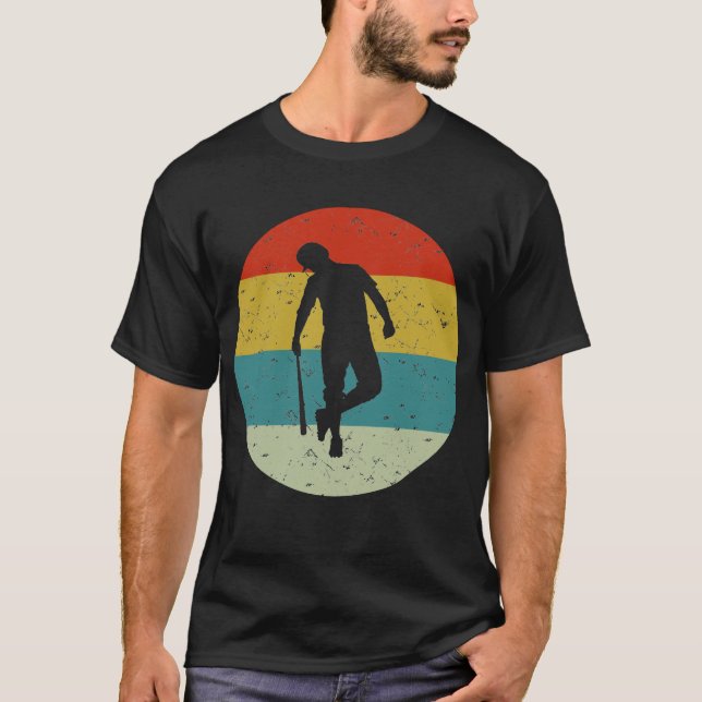 Baseball-Retro-Essig T-Shirt (Vorderseite)