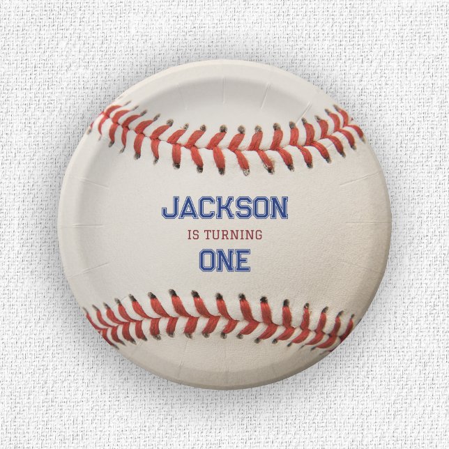 Baseball Rookie des Jahres Geburtstag Junge Pappteller (Von Creator hochgeladen)