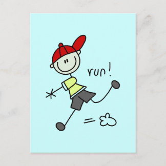 Baseball Run Tshirts und Geschenke Postkarte