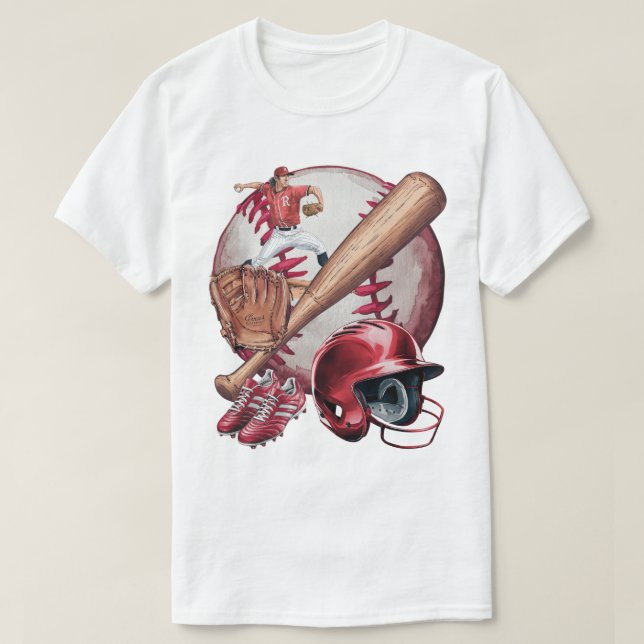 Baseball-Saison Herren Basic T-Shirt (Design vorne)