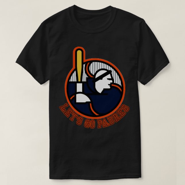 Baseball San Diego LASSE GO PADRES TShirt (Design vorne)
