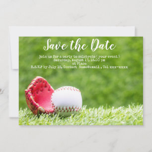 Baseball Save the Date Einladung