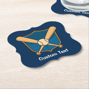 Baseball-Schild Untersetzer