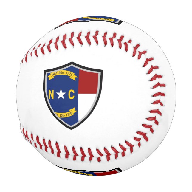 Baseball-Schildflagge von North Carolina Baseball (Vorne Rechts)