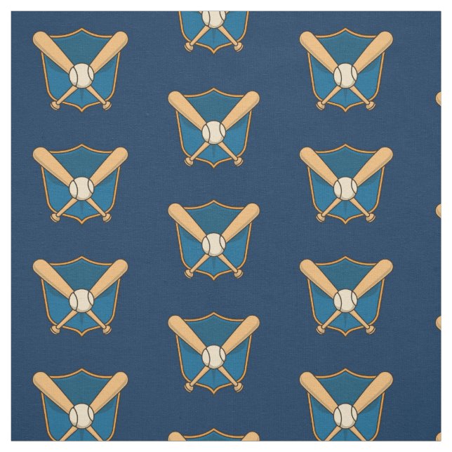 Baseball-Schildmuster Stoff (Muster)