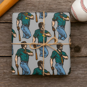 Baseball-Schlagmann Geschenkpapier