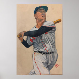 Baseball-Schlagmann Poster
