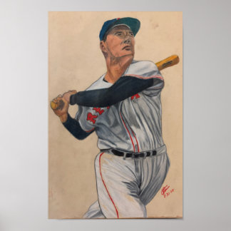 Baseball-Schlagmann Poster