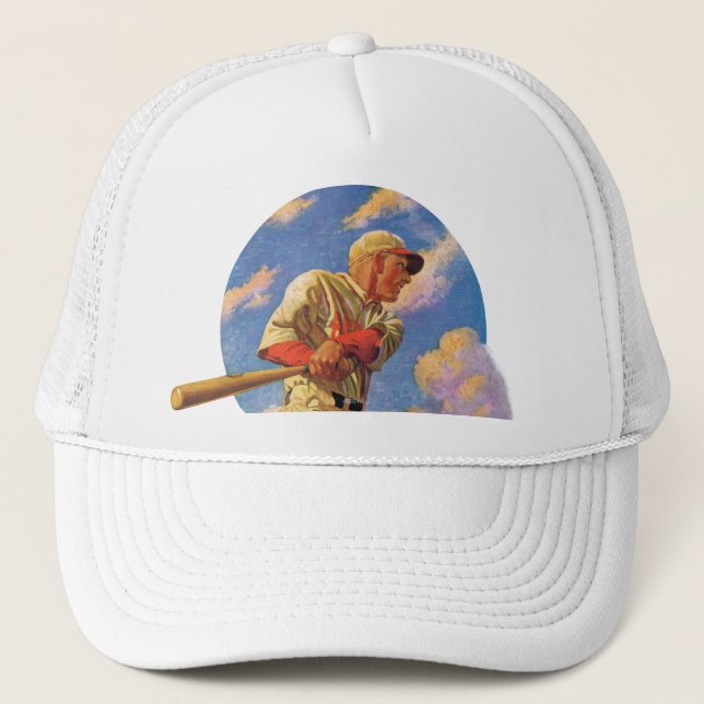Baseball-Schlagmann Truckerkappe (Vorderseite)