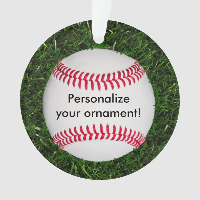 Baseball-Schmuck Ornament (Vorderseite)
