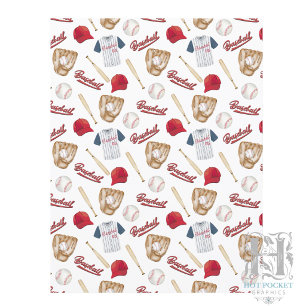 Baseball-Schreibpapier für Scrapbooking