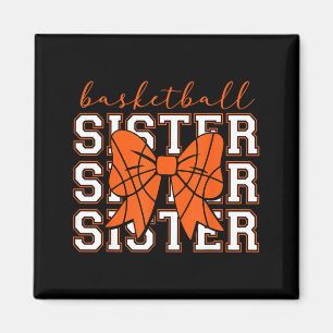 Baseball Schwester Vintage Sport Liebhaber Schwest Magnet