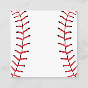 Baseball Seams Sportstil Baseball Thema Begleitkarte