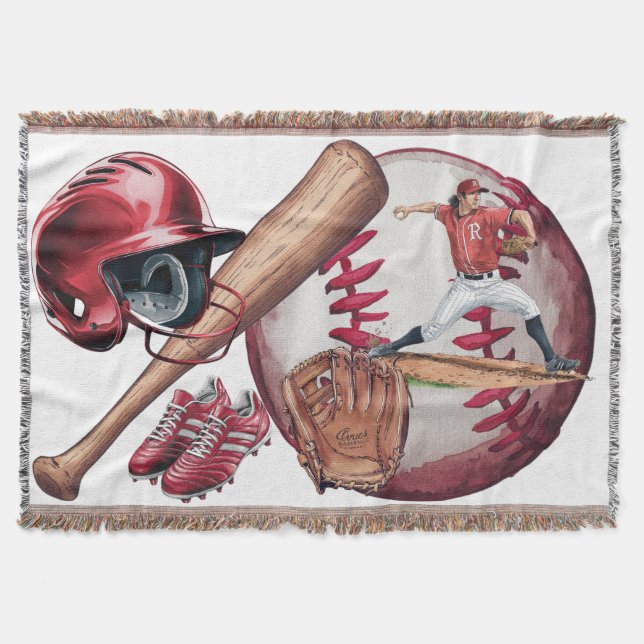 Baseball Season Men's Basic T - Shirt Decke (Vorderseite)