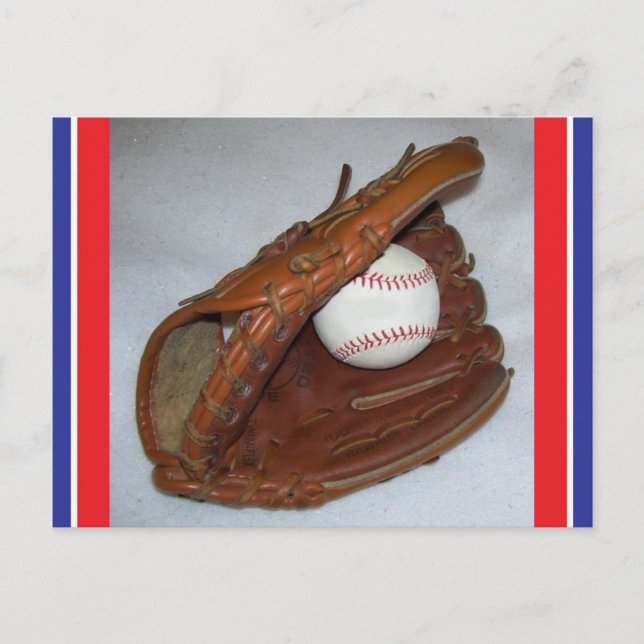 Baseball Season Postcard Postkarte (Vorderseite)