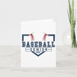 Baseball Senior Night Baseball Senior 2025 Graduat Karte