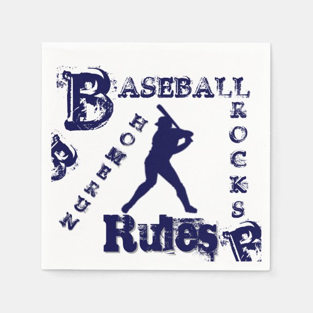 Baseball Serviette (Vorderseite)