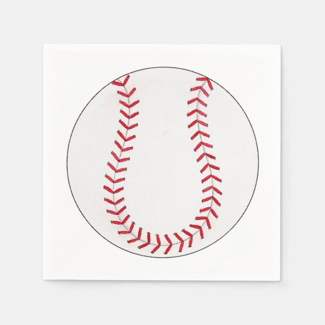 Baseball Serviette (Vorderseite)