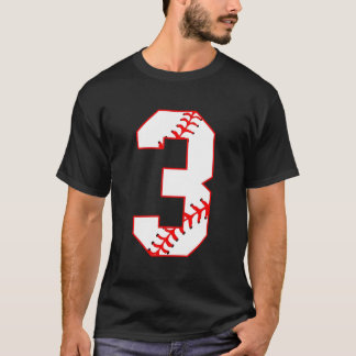 Baseball Sister Ich bin gerade für Nummer 3 hier T-Shirt