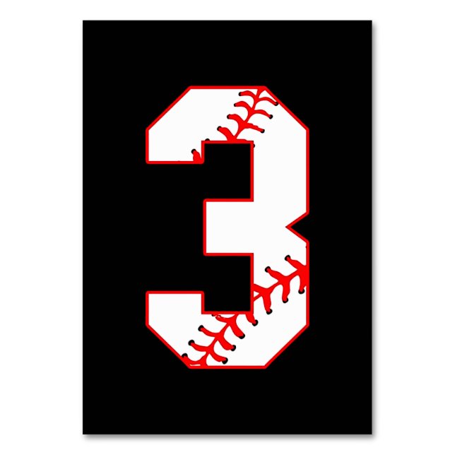 Baseball Sister Ich bin gerade für Nummer 3 hier Tischnummer (Vorderseite)