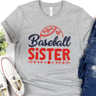 Baseball Sister Shirt, Geschenk für Schwester T-Shirt