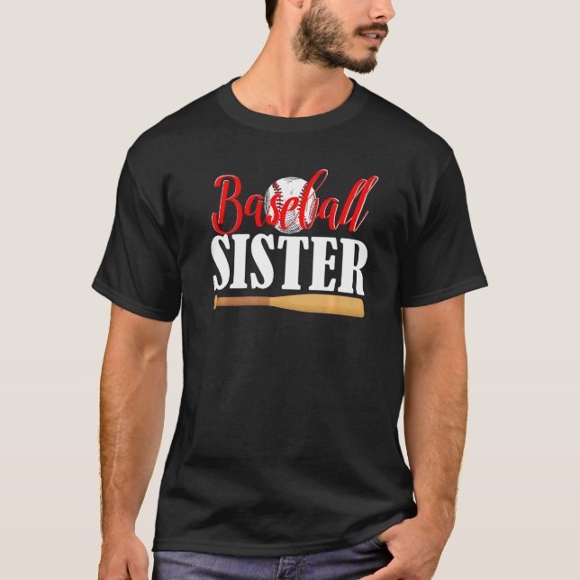 Baseball sister   T-Shirt (Vorderseite)