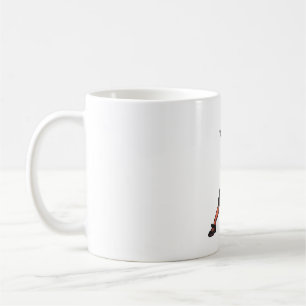 Baseball-Skelett-Design für Baseballspieler Kaffeetasse