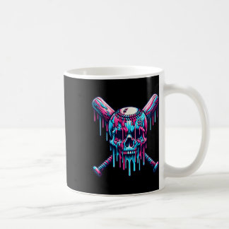 Baseball Skull Tropfen Baseball Tropfen Baseball I Kaffeetasse