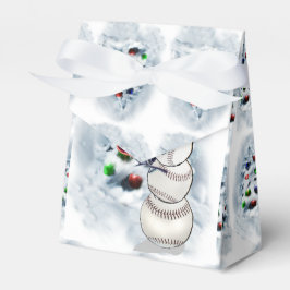 Baseball Snowman Weihnachten Geschenkschachtel