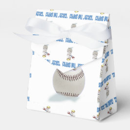 Baseball Snowman Weihnachten Geschenkschachtel